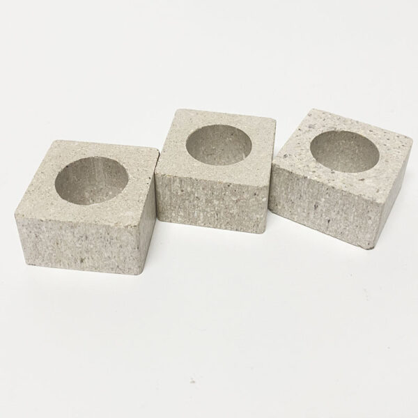 Machined Lava Pyrophyllite Cube Blocks for Diamond